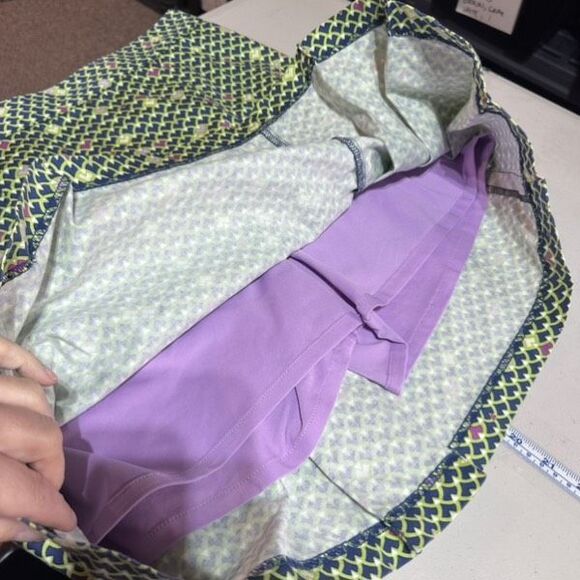 Peter Millar Retro 70's Print Golf‎ Tennis Skirt Skort Size 8 Green Pickleball - Picture 12 of 12